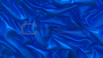 3D Illustration Abstract  Background with Blue