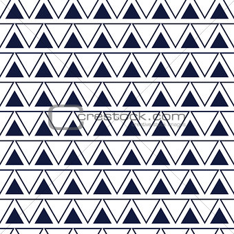 Line triangle seamless vector pattern.
