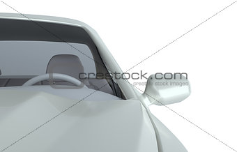 Car isolated on white