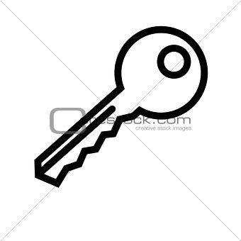Vector key icon