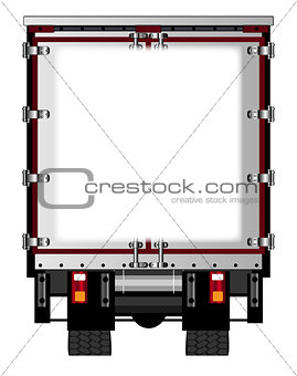 Rear Lorry Copy Space
