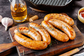 BBQ sausages with herbs