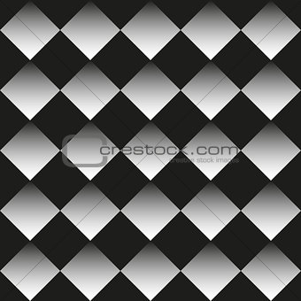 Background of black and white rhombuses