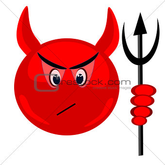 Emoji red devil