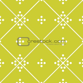 Tile green decorative floor tiles vector pattern