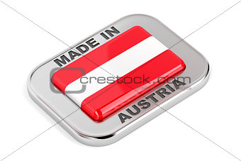 Silver badge Made in Austria