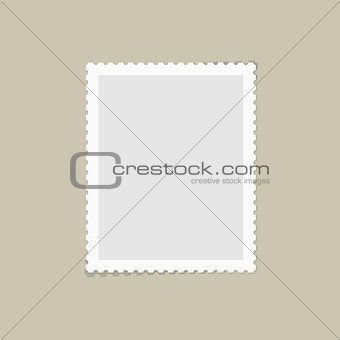 Postage stamp for postcard