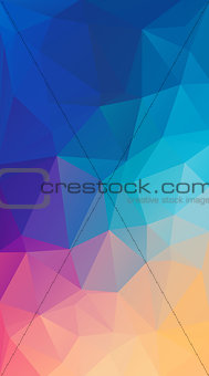 Vertical Flat polygonal Background for your smartphone.