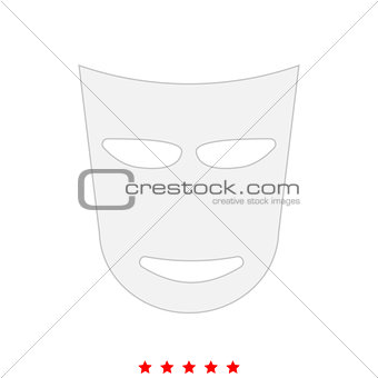 Theater mask it is icon .