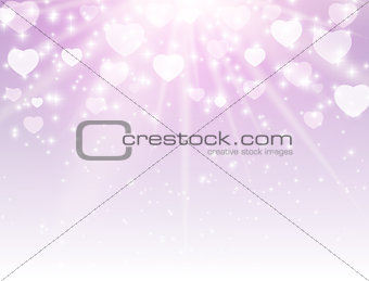 Valentine s Day Heart Symbol. Love and Feelings Background Design. Vector illustration