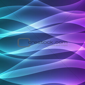 abstract vector glowing background with soft lines