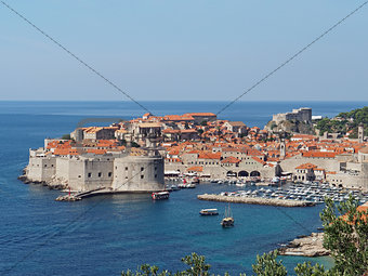 Dubrovnik medieval city and harbor, Croatia