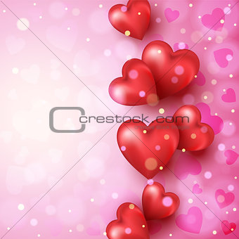 Abstract background to the Valentine`s day.