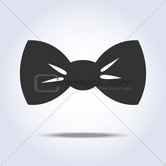 Bow tie icon gray colors