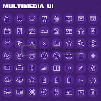 Big Multimedia icon set