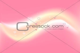 Romantic Happy Valentines Day background. Vector design.