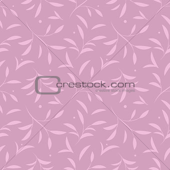 Seamless background with an allover nature-inspired