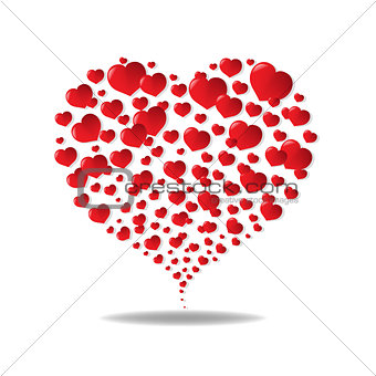 Happy Valentines Day Hearts Symbol