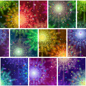 Fireworks Seamless Pattern