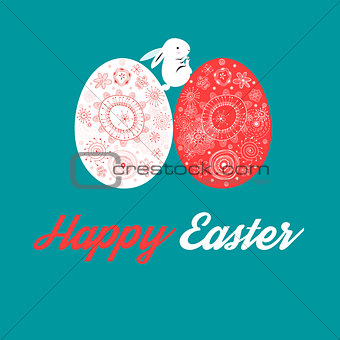 Greeting Easter card