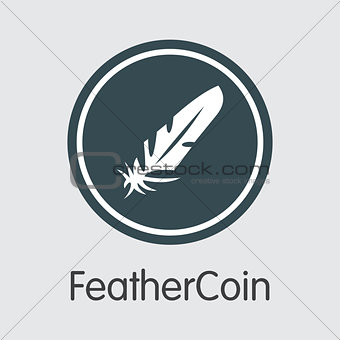 Feathercoin - Vector Colored Logo.