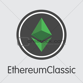 Ethereum Classic - Vector Colored Logo.