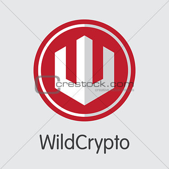Wildcrypto - Virtual Currency Coin Illustration.