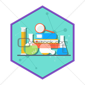 Chemical laboratory tube set