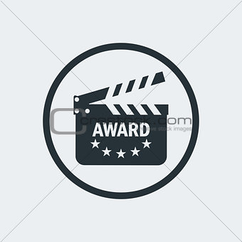 cinema award clapperboard