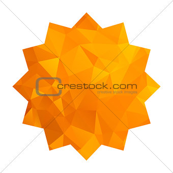 gold triangle star