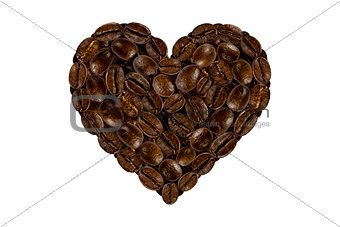 the heart of the coffee beans