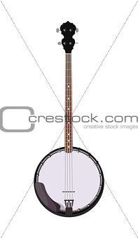 Banjo - Folk musical instrument in realistic style