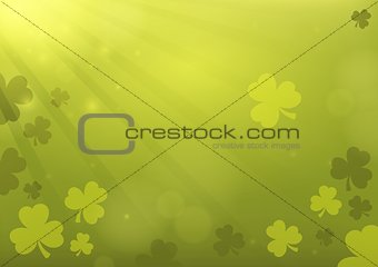 Three leaf clover abstract background 3