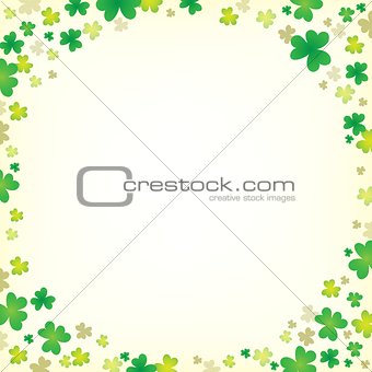 Three leaf clover abstract background 5