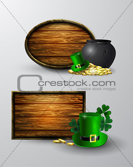 St. Patrick s Day symbol board