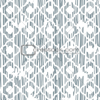 Scribbled texture oriental blue and white rough pattern.