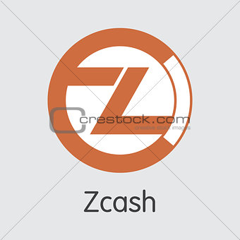 Zcash Crypto Currency - Vector Logo.
