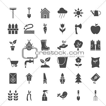 Garden Solid Web Icons