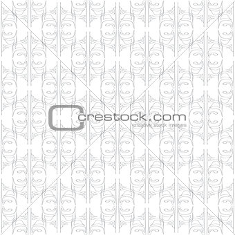 Seamless abstract vintage light gray pattern