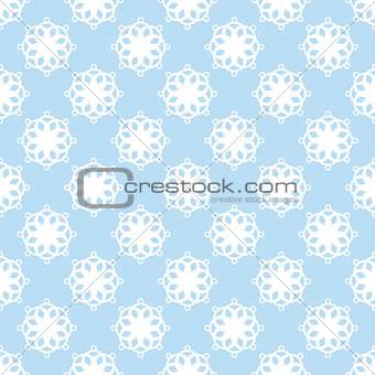 Seamless abstract vintage light blue pattern