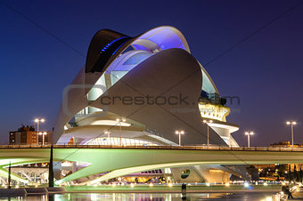Opera house in Valencia, Spain