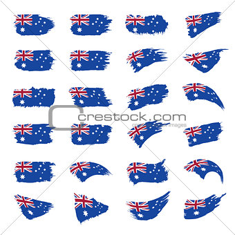 Australia flag, vector illustration