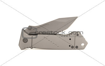 Folded modern pocket knife