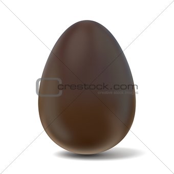 Chocolate egg. 3D