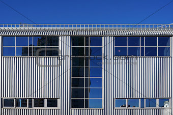 Facade of modern building. 