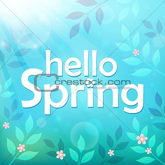 Hello spring theme image 7