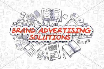 Brand Advertising Solutions - Business Concept.