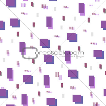 Seamless Squares Pattern. Abstract vector background