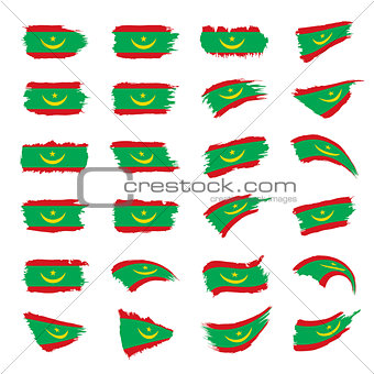 Mauritania flag, vector illustration