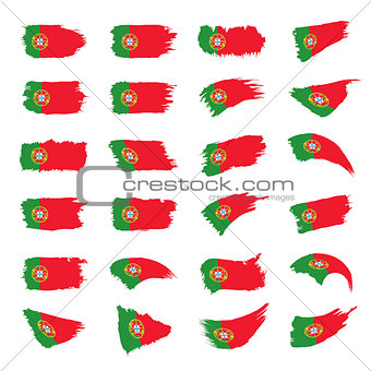 Portugal flag, vector illustration